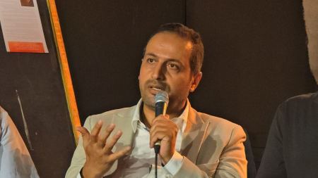 بن سعيد في مؤتمر "الضرورة في الشراكة من أجل الديمقراطية" في يافا